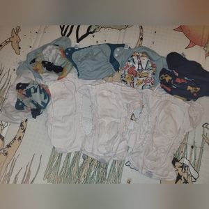 Lot of Esembly cloth diapers, size 1